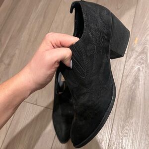 Dolce Vita Black Leather Booties